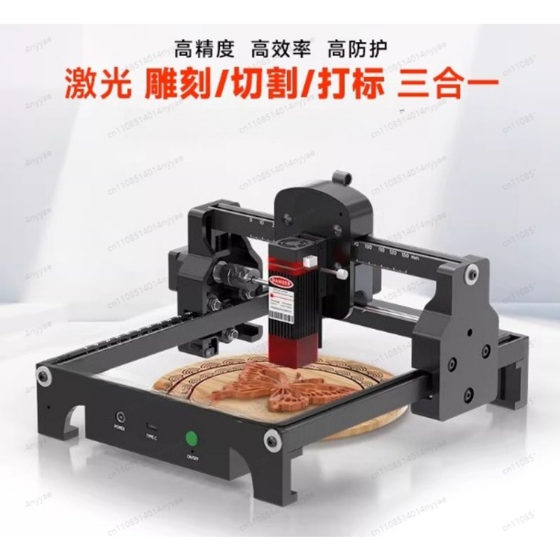 Leatherwork Press - เครื่องแกะสลักเลเซอร์ S1 2.5/3.5/6W แบบพกพา เครื่องแกะสลักและตัดด้วยเลเซอร์ขนาดเล็ก สำหรับงานไม้และหนัง