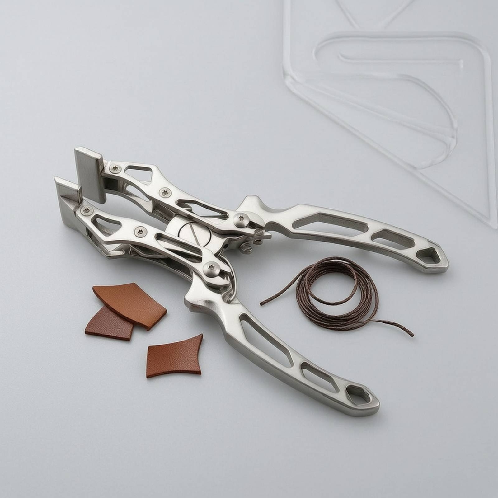 Leatherwork Press - คีมหนีบงานหนัง แรงหนีบสูง คีมหนัง คีมกดหนัง เครื่องมือทำหนังขัดเงา ความแข็งสูง
