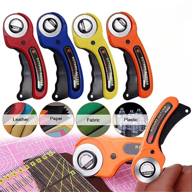 Leatherwork Roller - มีดตัดผ้าแบบล้อหมุน 45 มม. มีดตัดหนัง กระดาษ ผ้า