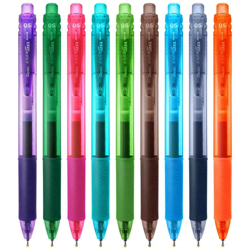 Pentel Pen Energel - 1 PC ญี่ปุ่น Pentel EnerGel เจลปากกาสีหมึก