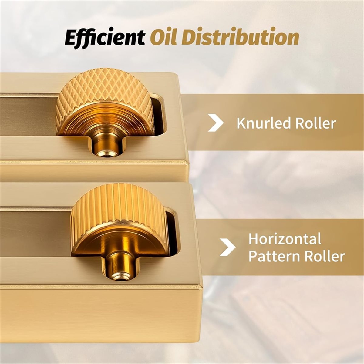 Leatherwork Roller - กล่องใส่น้ำมันสำหรับทาขอบหนัง ชุดเครื่องมือตกแต่งขอบหนัง ทำจากโลหะ