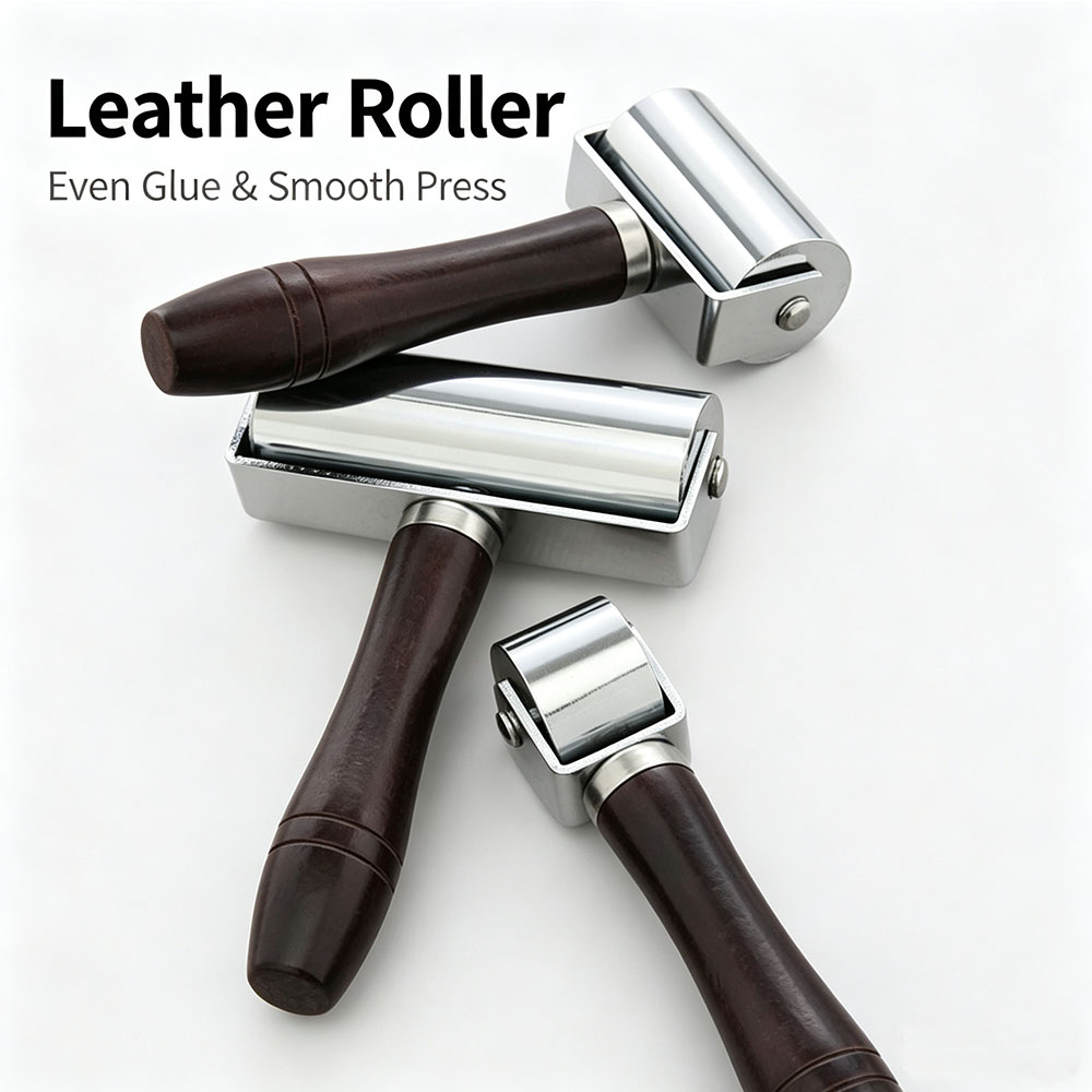 Leatherwork Roller - ลูกกลิ้งรีดตะเข็บสำหรับงานหนัง, งานควิลท์, เครื่องมือรีดหนัง, ลูกกลิ้งรีดขอบหนัง, ลูกกลิ้งรีดกาวหนัง, ลูกกลิ้งรีดเหล็กสำหรับงานแฮนด์เมด