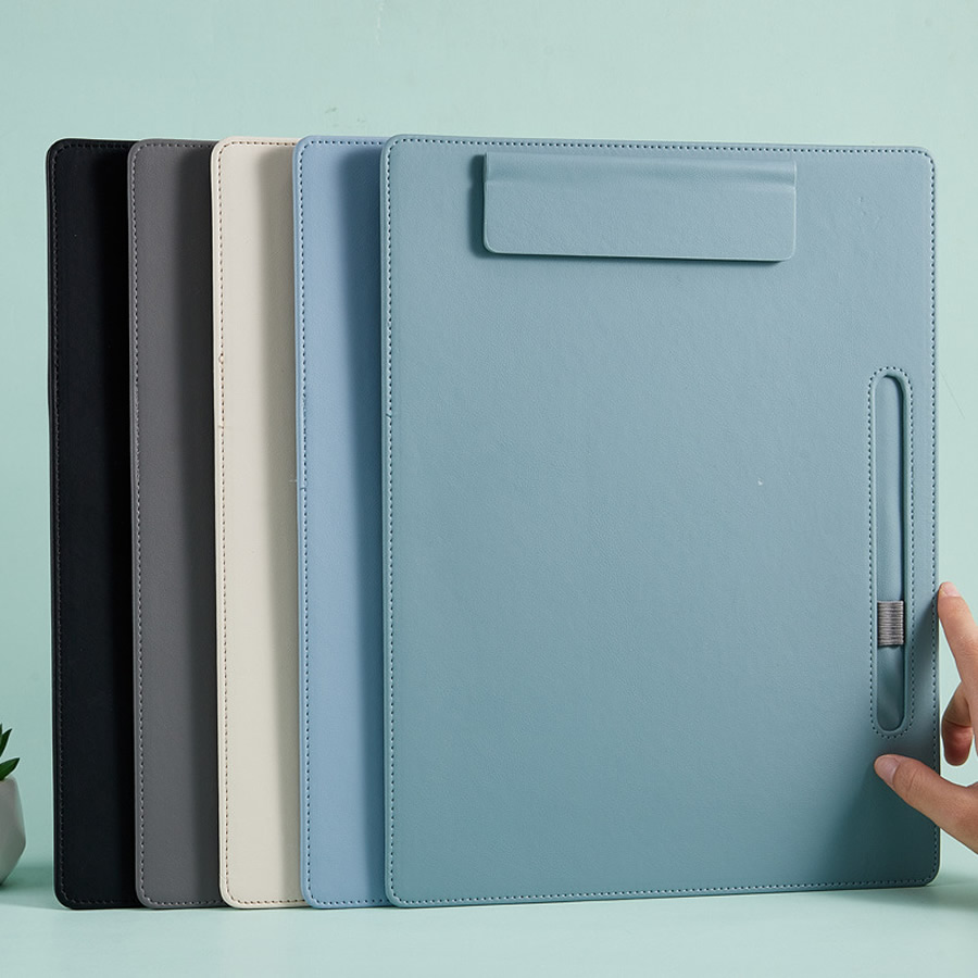 Leather Work Folder - คลิปเขียนหนัง A4, แฟ้มธุรกิจ, หนังสือข้อมูล, คลิปเมนูจัดเก็บสํานักงาน, คลิปหนังสือสัญญา,