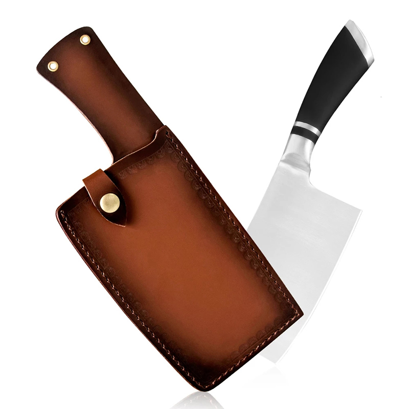 Leatherwork Roller - Kitchen Chef Cleaver มีดสับ Sheath หนังหั่นใบมีด