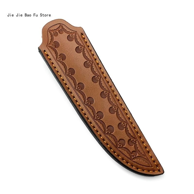 Leatherwork Roller - E8BD Leathers มีด Holsters ผู้ถือมีดตรงกลางแจ้งพกพา Sheath