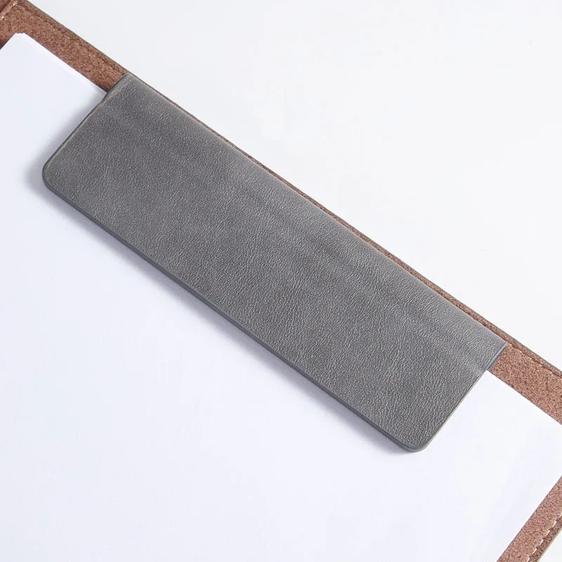 แฟ้มหนังสีดำขนาด A4 สำหรับประช - Leather Work Folder บทวิจารณ์และราคา