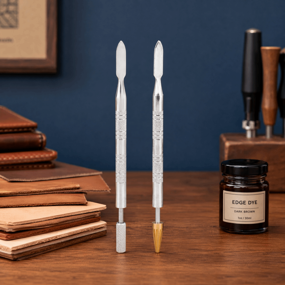 ปากกาสีขอบหนังสองหัว 2 ชิ้น พร - Leatherwork Roller บทวิจารณ์และราคา