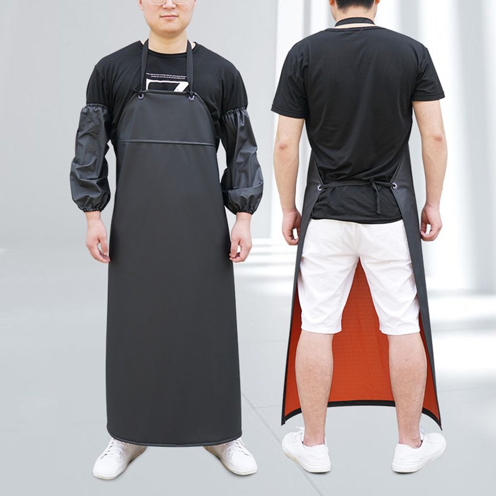 ผ้ากันเปื้อนครัวหนัง PU นุ่ม ส - Leatherwork Apron บทวิจารณ์และราคา