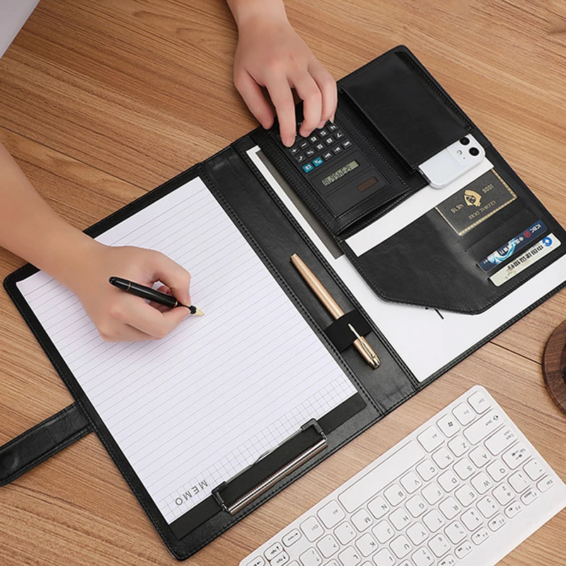 A4 หนัง Executive Portfolio โฟ - Leather Work Folder บทวิจารณ์และราคา
