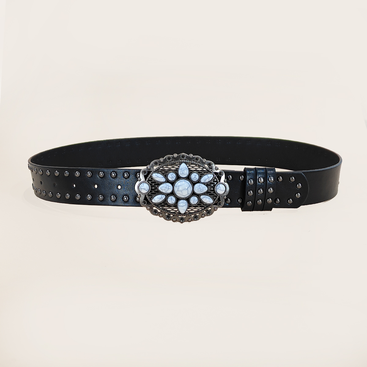 เข็มขัดหนัง PU สไตล์ตะวันตกแบบ - Leather Work Western บทวิจารณ์และราคา