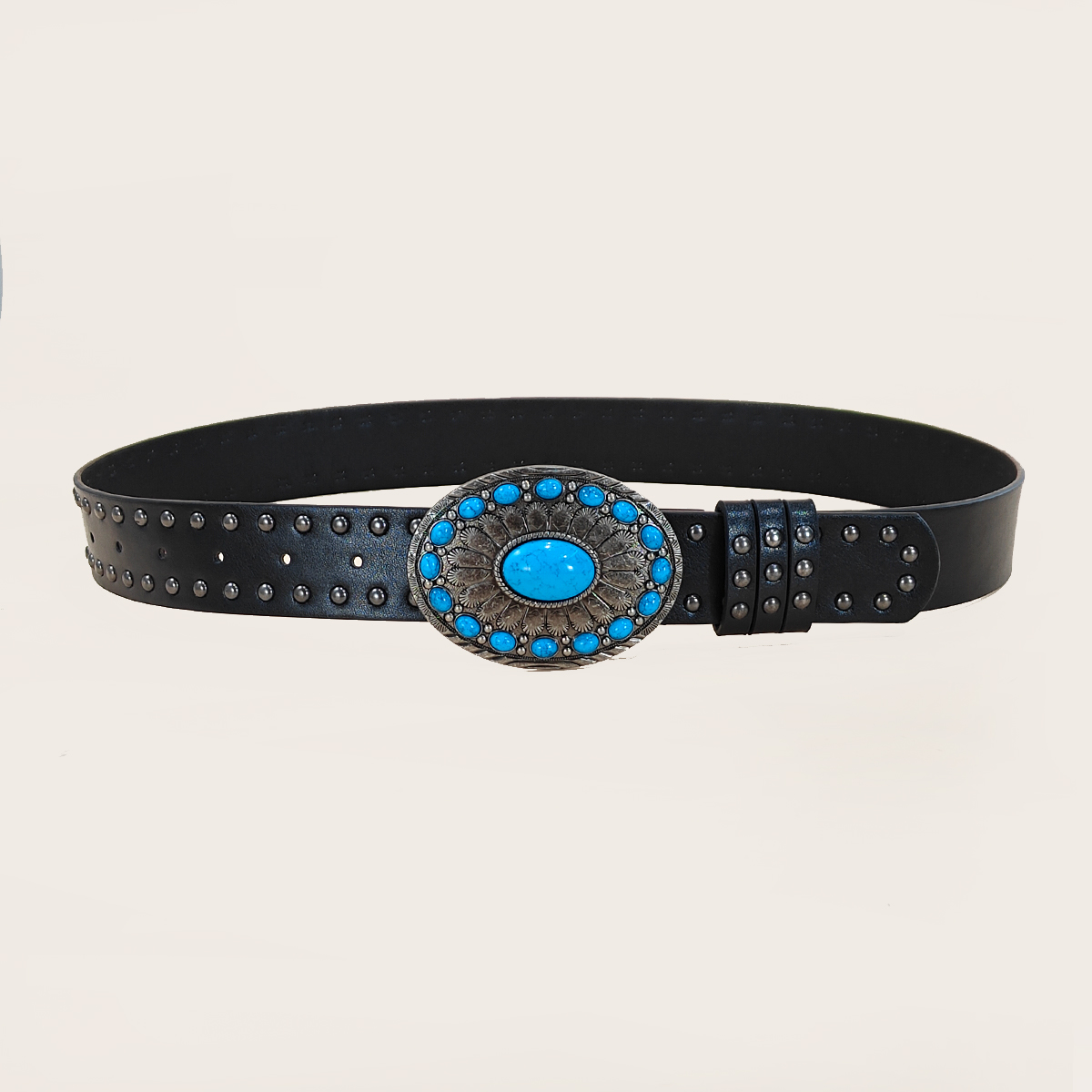 เข็มขัดหนัง PU สไตล์ตะวันตกแบบ - Leather Work Western บทวิจารณ์และราคา