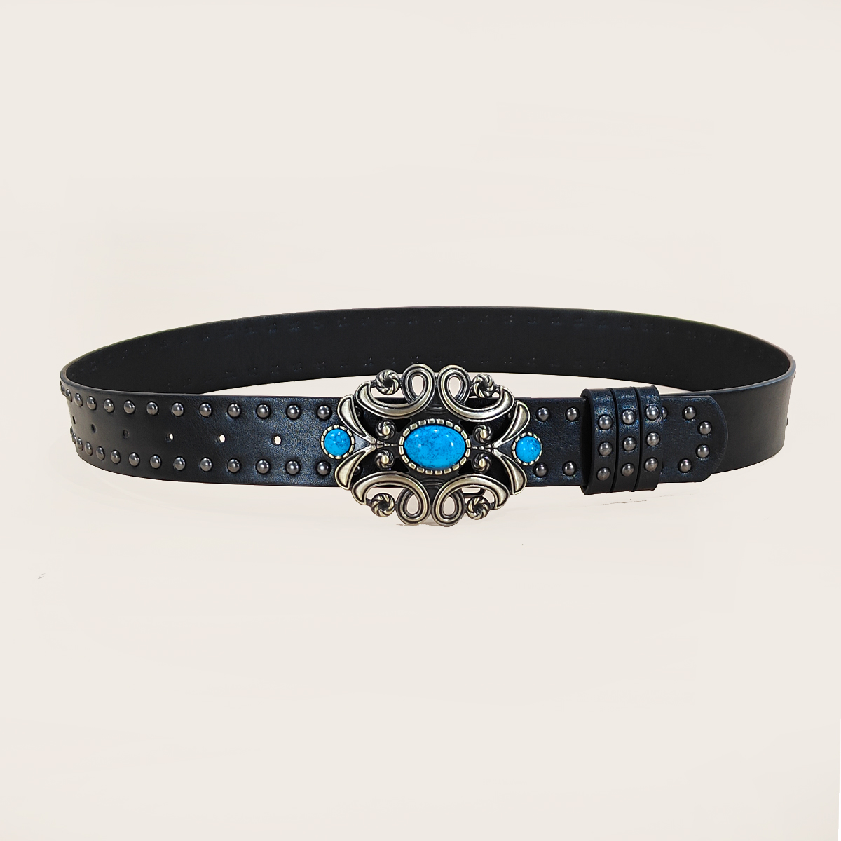 เข็มขัดหนัง PU สไตล์ตะวันตกแบบ - Leather Work Western บทวิจารณ์และราคา