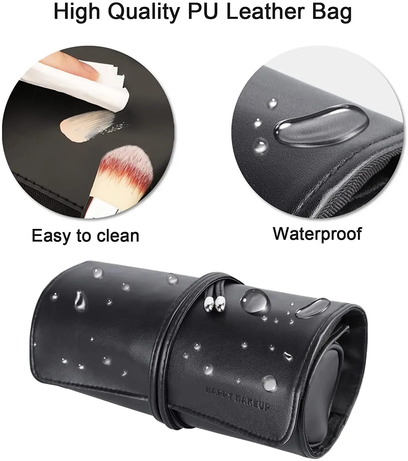 ผู้หญิงแปรงแต่งหน้ากระเป๋า Rol - Leatherwork Roller บทวิจารณ์และราคา