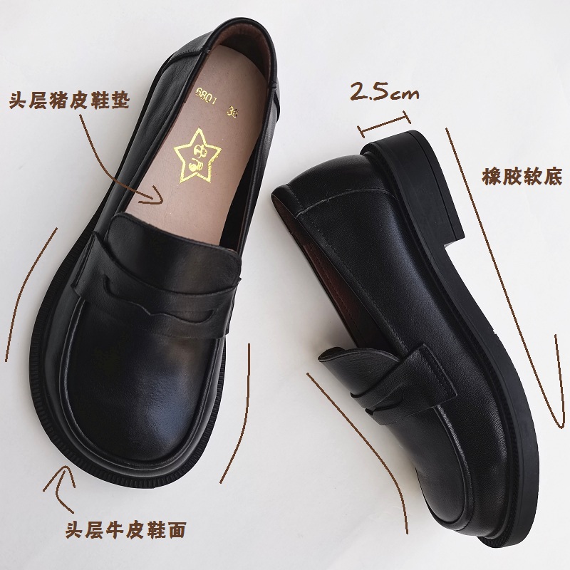 Careaymade-ผู้หญิงรองเท้าบนรอง - Leather Work Women Shoes บทวิจารณ์และราคา