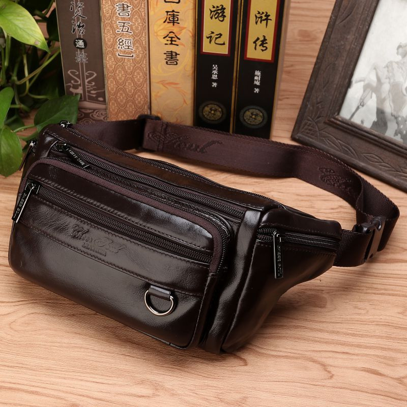 ผู้ชายเอว Fanny กระเป๋าสลิงกระ - Leatherwork Fasteners บทวิจารณ์และราคา