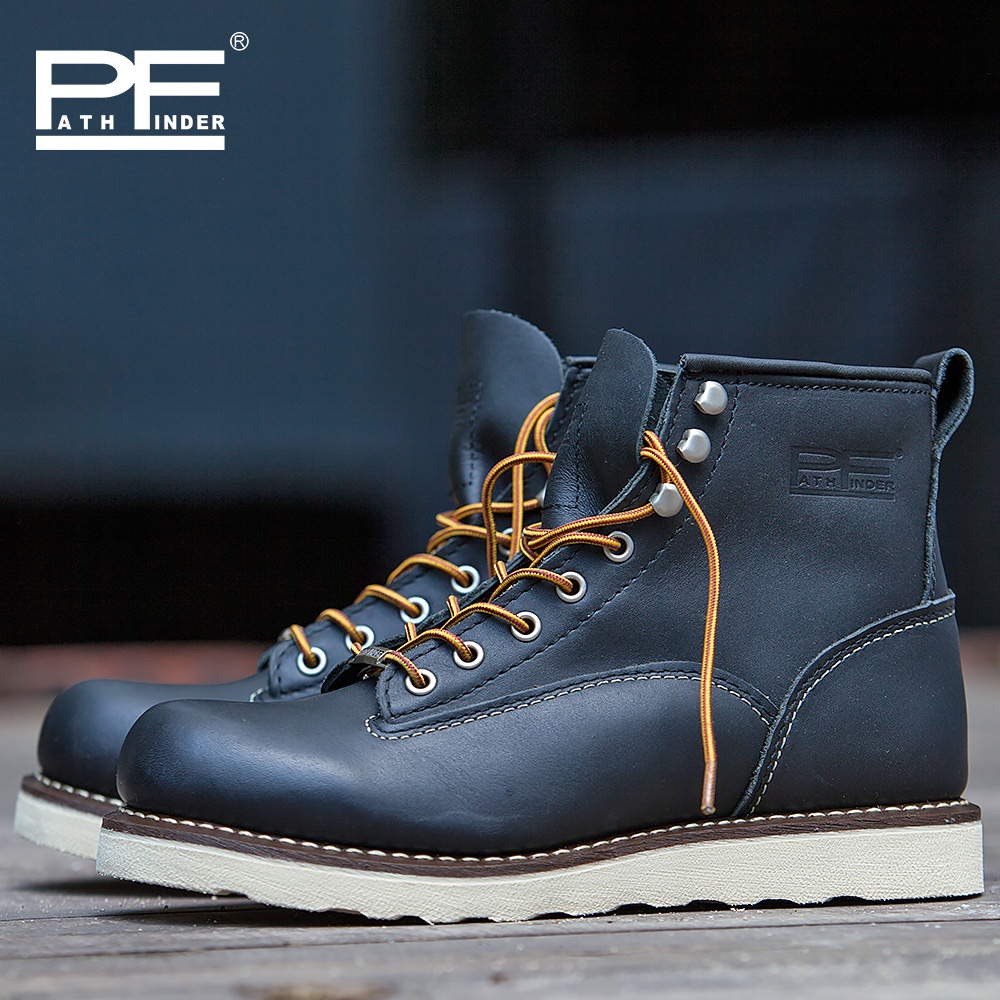 รองเท้าบูทหนังแท้สำหรับผู้ชาย  - Leather Work Western บทวิจารณ์และราคา
