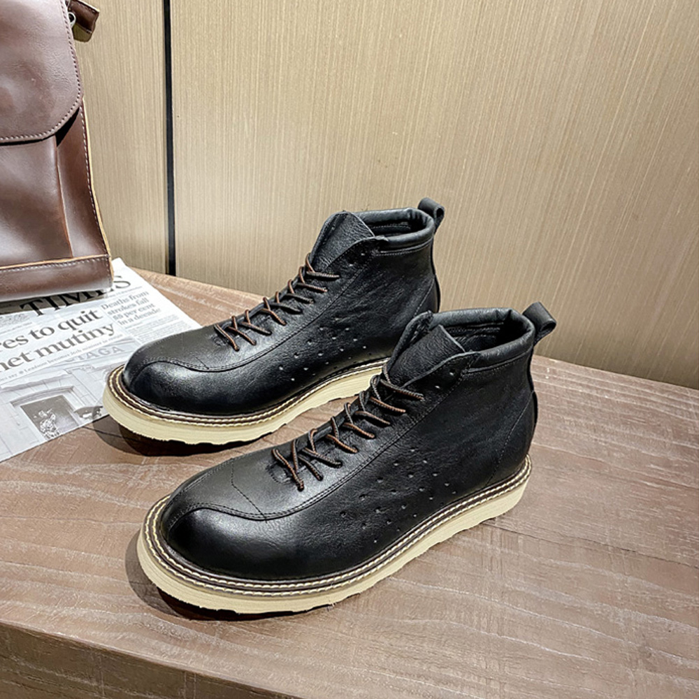 รองเท้าบูทเชลซีหนังแท้ผู้ชาย ส - Leather Work Western บทวิจารณ์และราคา