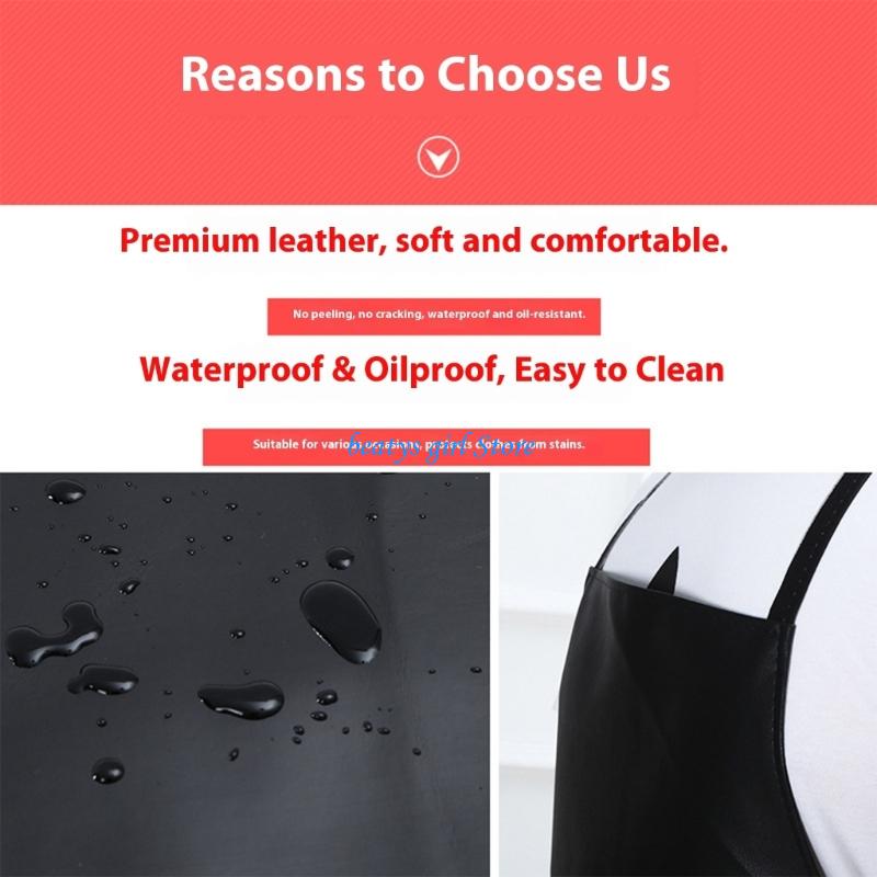 C7AB ผ้ากันเปื้อนทำงานหนัง PU  - Leatherwork Apron บทวิจารณ์และราคา
