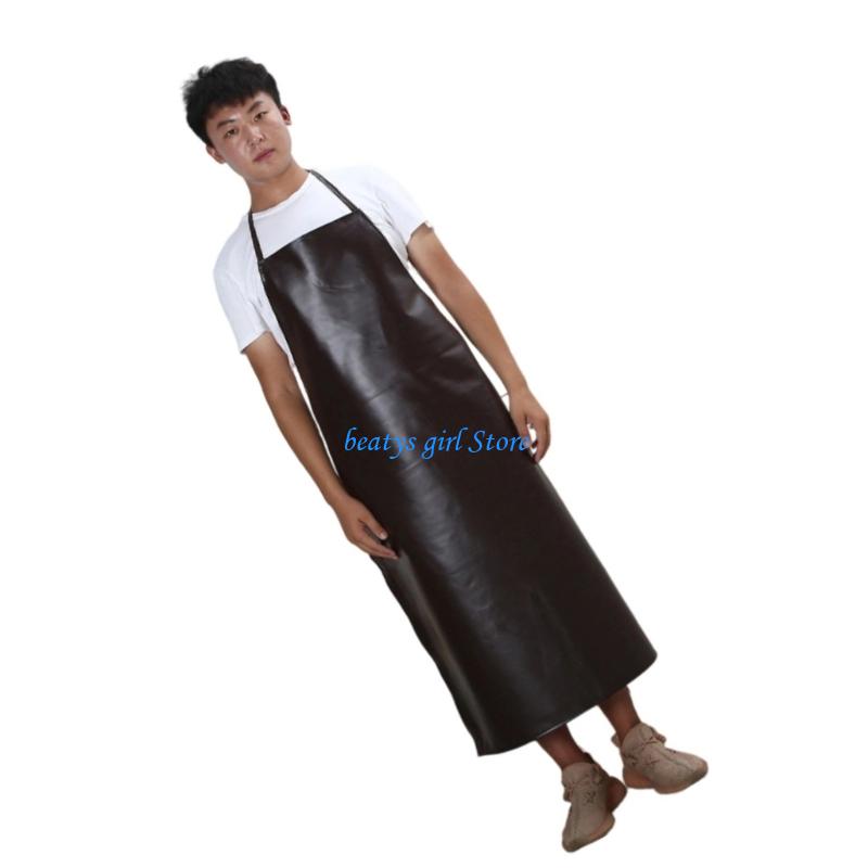 C7AB ผ้ากันเปื้อนทำงานหนัง PU  - Leatherwork Apron บทวิจารณ์และราคา