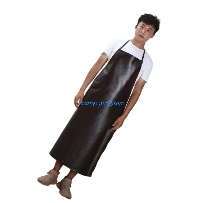 C7AB ผ้ากันเปื้อนทำงานหนัง PU  - Leatherwork Apron บทวิจารณ์และราคา