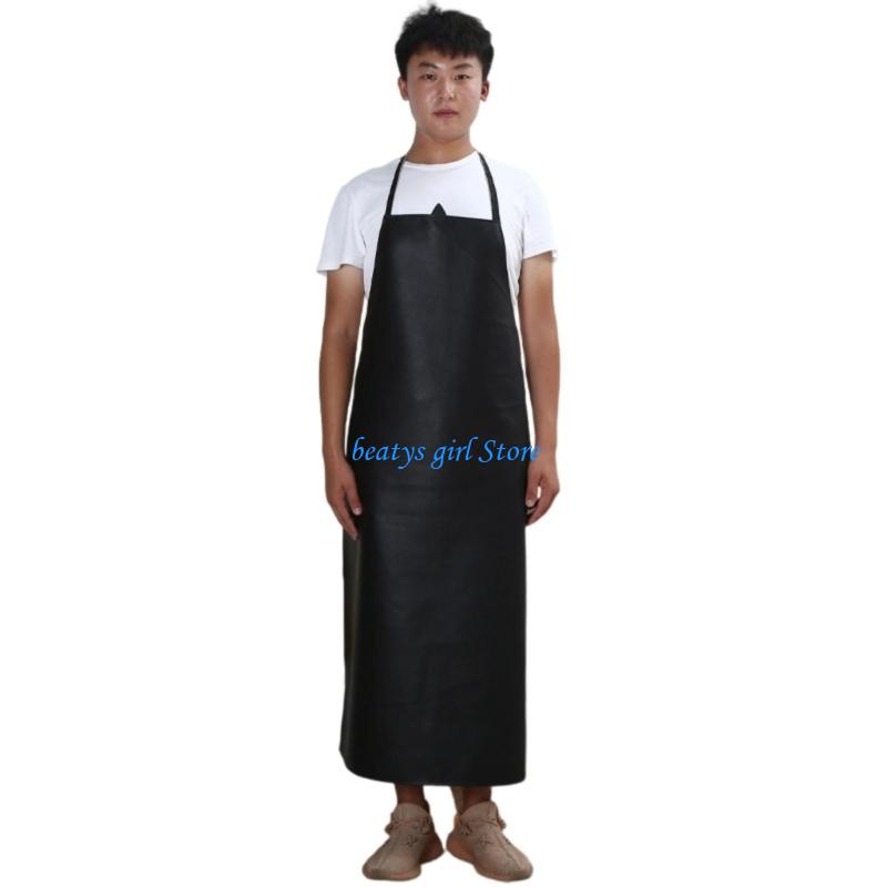 C7AB ผ้ากันเปื้อนทำงานหนัง PU  - Leatherwork Apron บทวิจารณ์และราคา