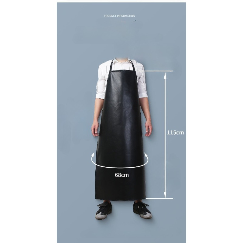 ผ้ากันเปื้อนหนังนิ่มสีดำ ทนทาน - Leatherwork Apron บทวิจารณ์และราคา