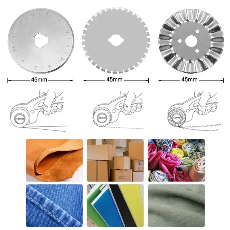 มีดตัดผ้าแบบล้อหมุน 45 มม. มีด - Leatherwork Roller บทวิจารณ์และราคา