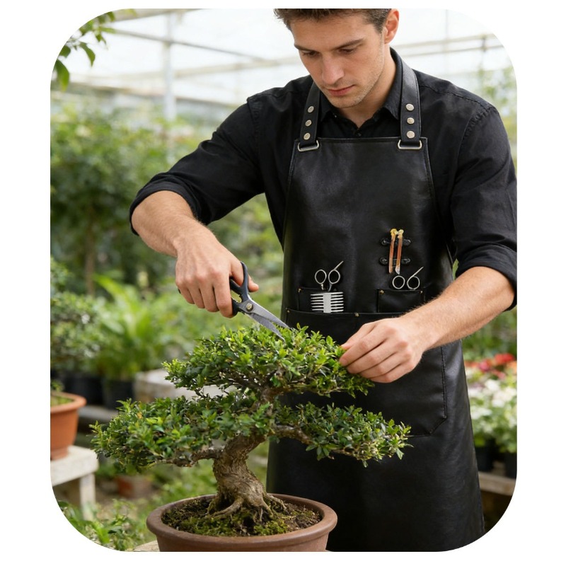 ผ้ากันเปื้อนหนัง PU นุ่ม สำหรั - Leatherwork Apron บทวิจารณ์และราคา