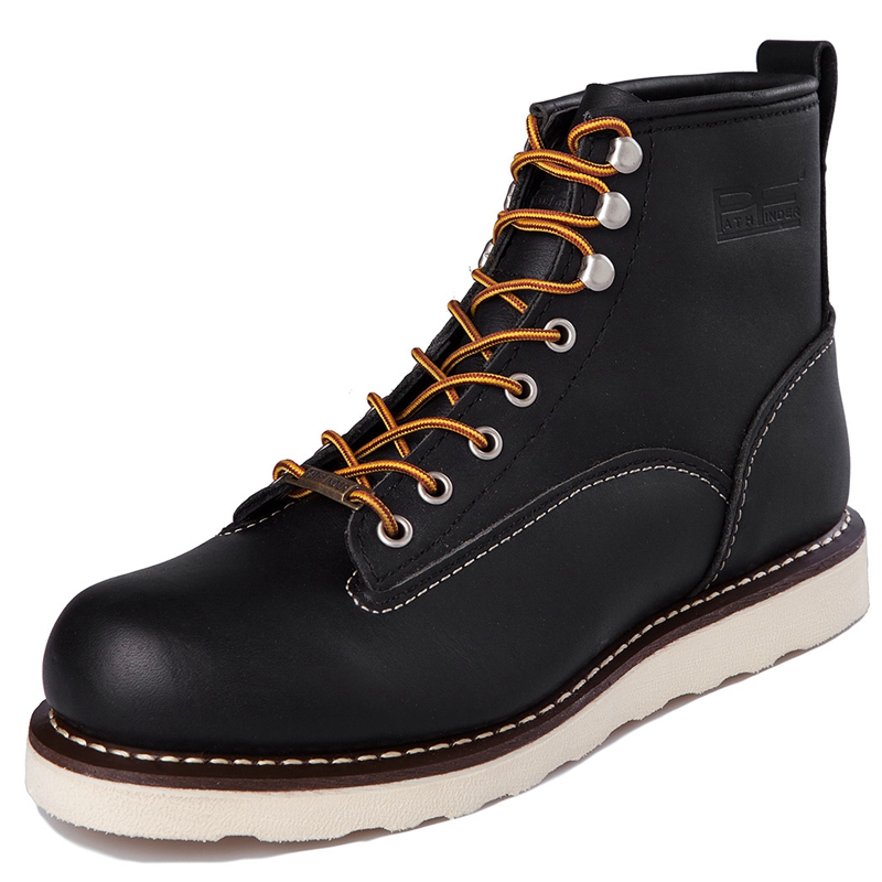 รองเท้าบูททำงานหนังแท้สำหรับผู - Leather Work Western บทวิจารณ์และราคา