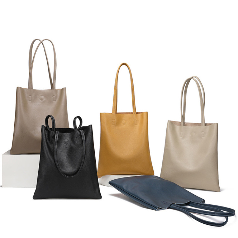 ใหม่ของแท้หนังผู้หญิง Tote กระ - Leatherwork Workshop บทวิจารณ์และราคา