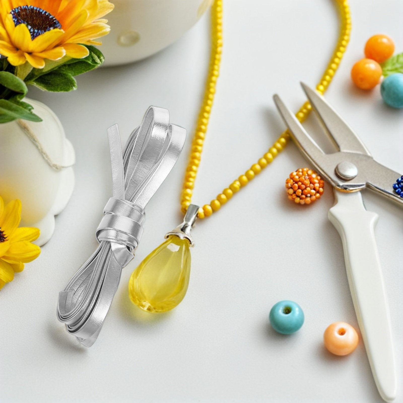 สายหนัง PU ขนาด 8 มม. สำหรับงา - Leatherwork Jewelry บทวิจารณ์และราคา