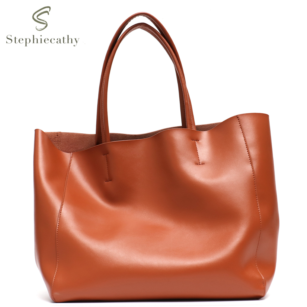 Minimalist Big Tote กระเป๋าผู้ - Leatherwork Workshop บทวิจารณ์และราคา
