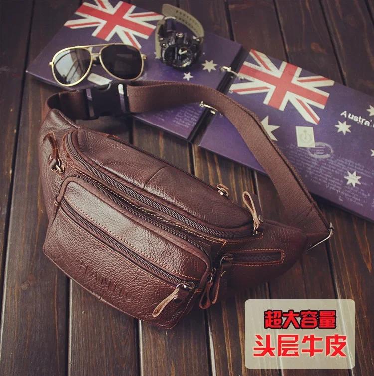 ของแท้ Cowhide หนังเอวกระเป๋าผ - Leatherwork Fasteners บทวิจารณ์และราคา