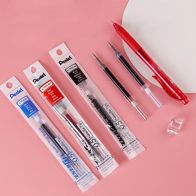 LRN5เติมปากกาหมึกเจลเพนเทลจากญ - Pentel Pen Energel บทวิจารณ์และราคา