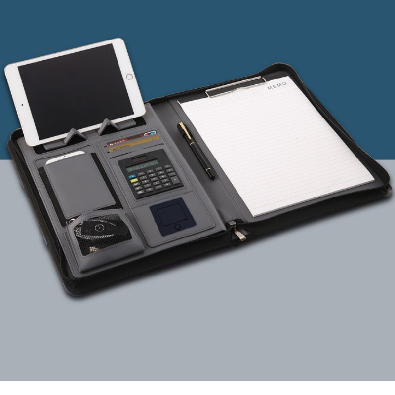 มัลติฟังก์ชั่น A4 โฟลเดอร์การป - Leather Work Folder บทวิจารณ์และราคา
