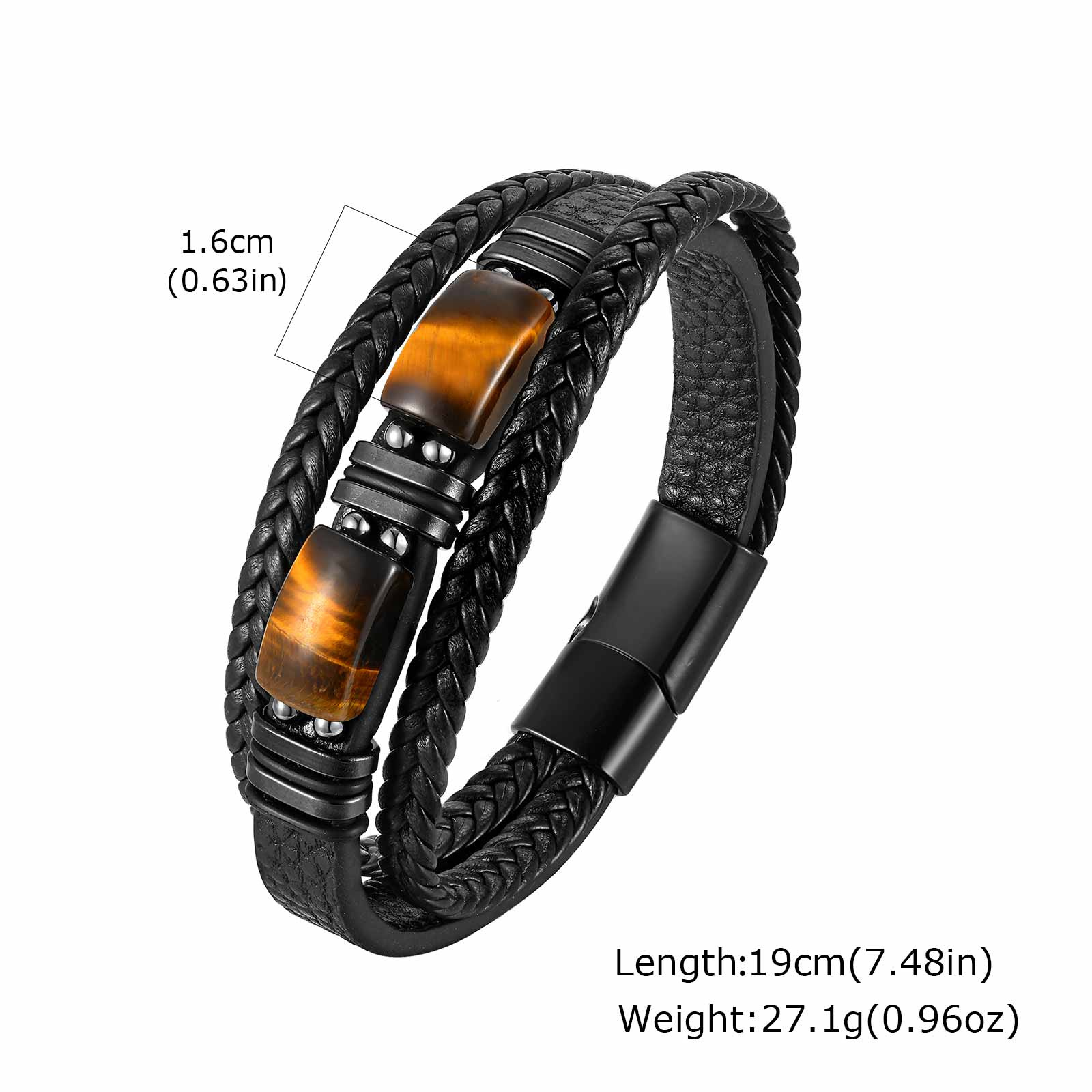 กำไลข้อมือหนังถักสำหรับผู้ชาย  - Leatherwork Jewelry บทวิจารณ์และราคา