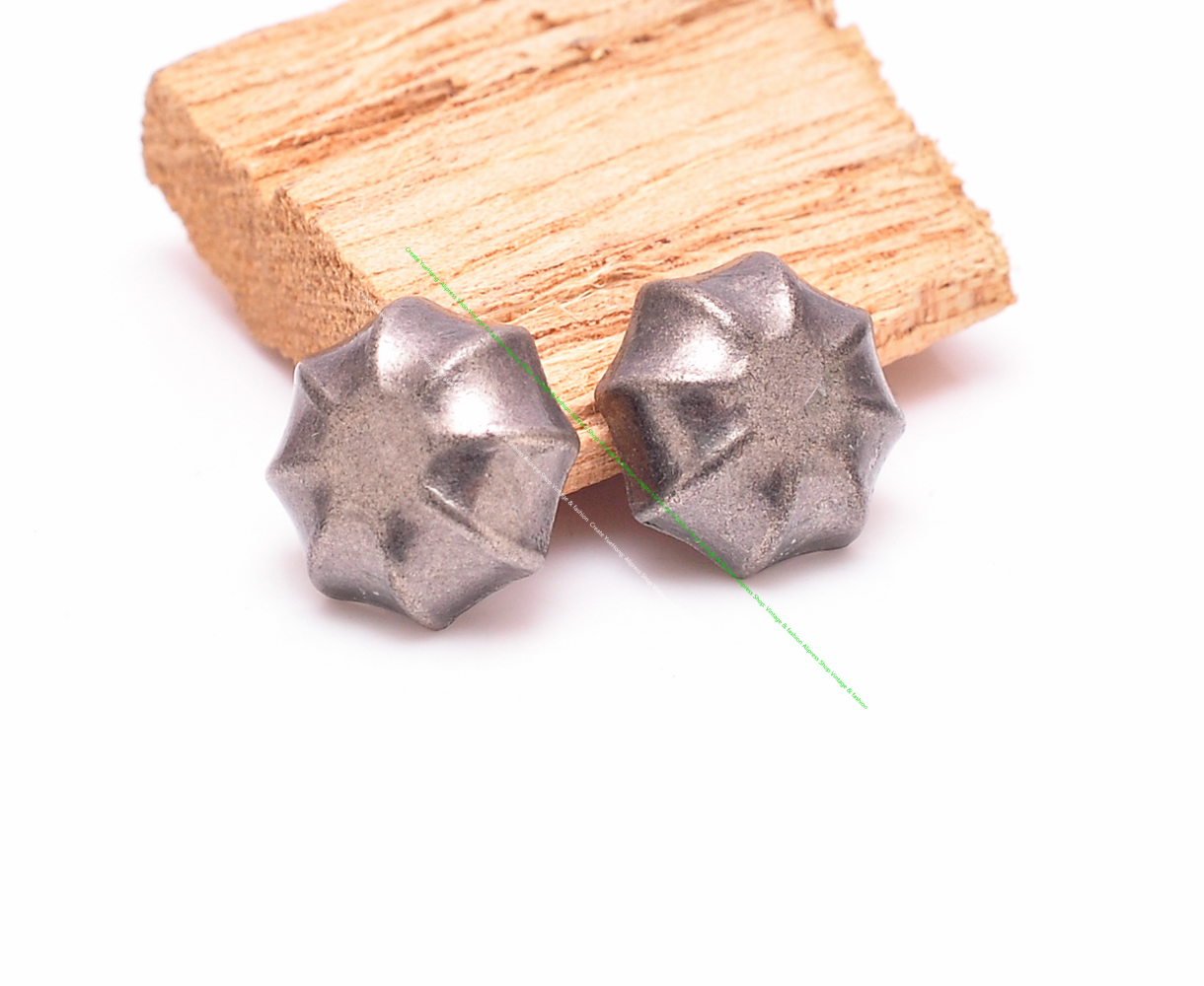 50 ชิ้น Retro Silver Rosette ด - Leatherwork Jewelry บทวิจารณ์และราคา