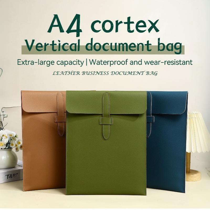 แฟ้มเอกสารหนังหนาทนต่อรอยขีดข่ - Leather Work Folder บทวิจารณ์และราคา