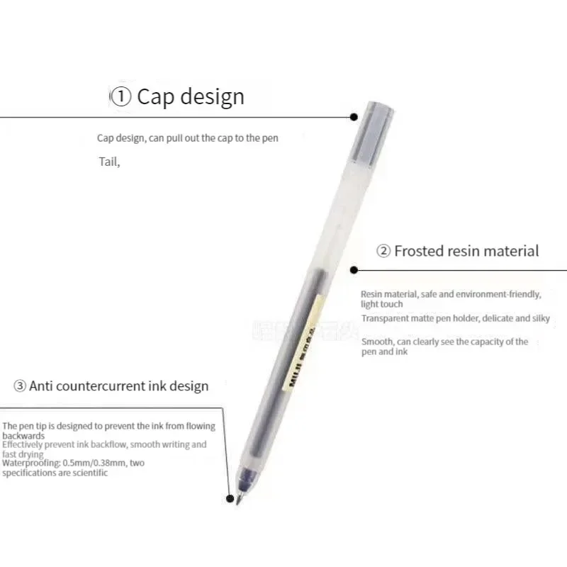 6/8 ชิ้น/เซ็ต MUJIs เจลปากกาสี - Pentel Pen Energel บทวิจารณ์และราคา