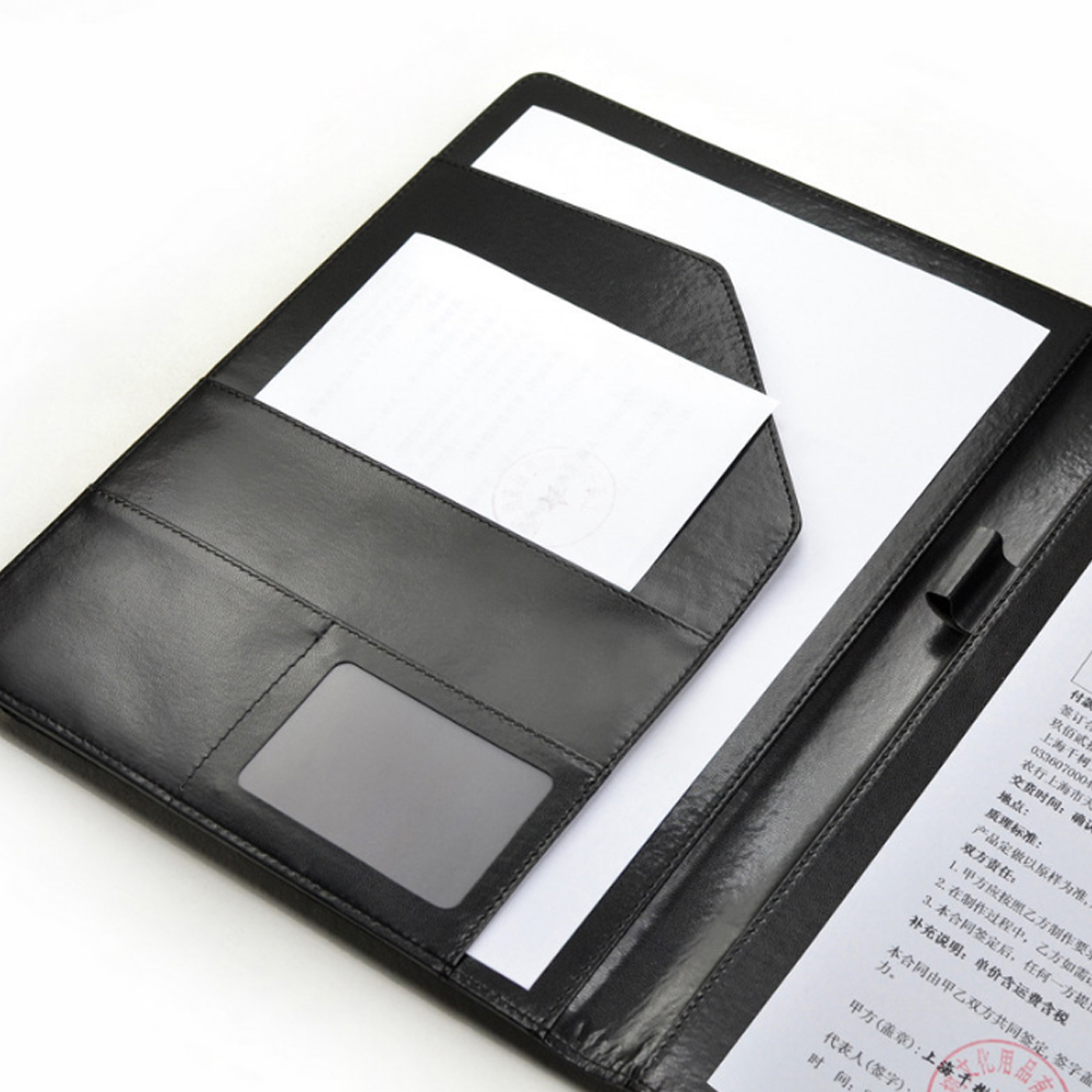 A4โฟลเดอร์การประชุมธุรกิจเครื่ - Leather Work Folder บทวิจารณ์และราคา