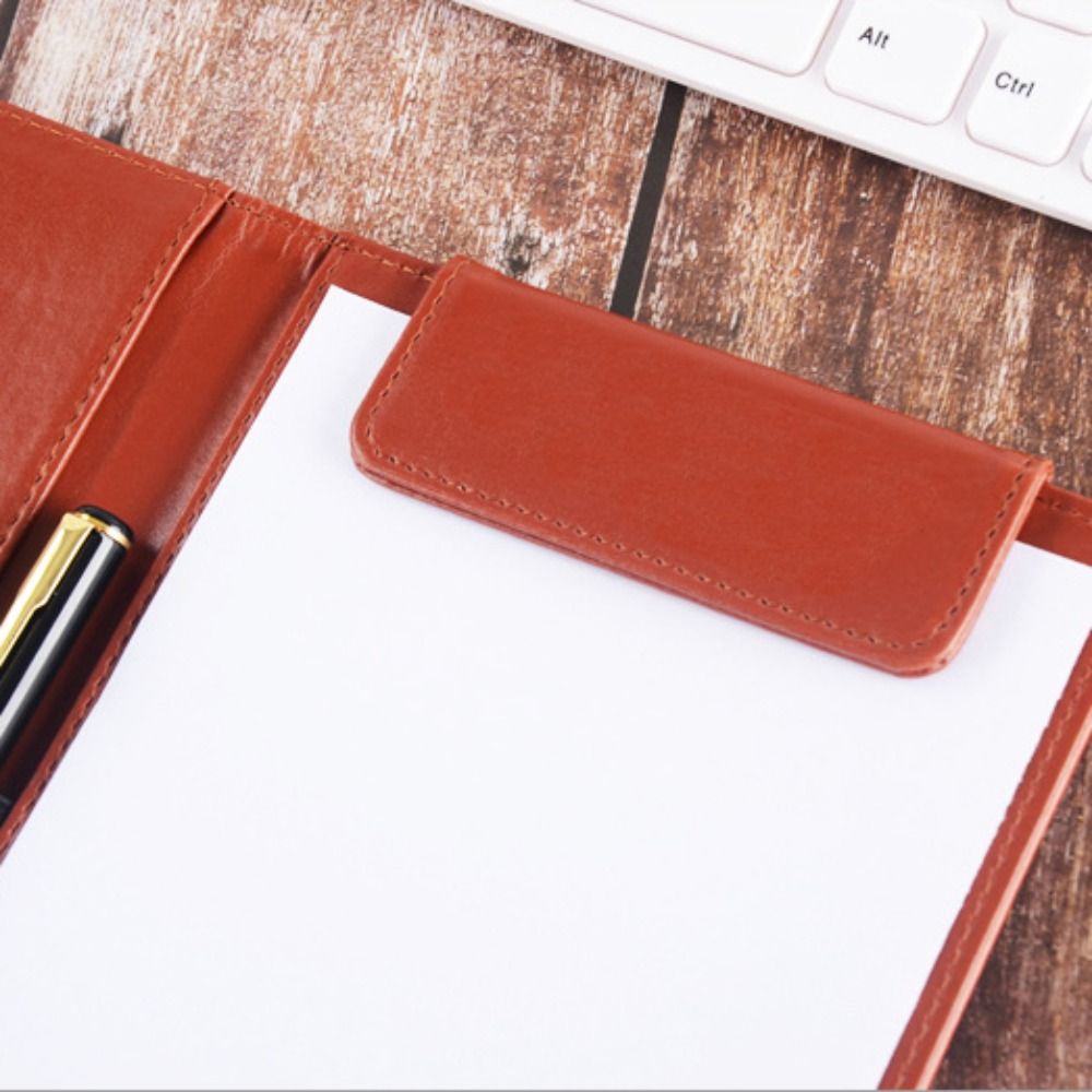 แฟ้มหนัง PU ขนาด A5 พร้อมช่องใ - Leather Work Folder บทวิจารณ์และราคา