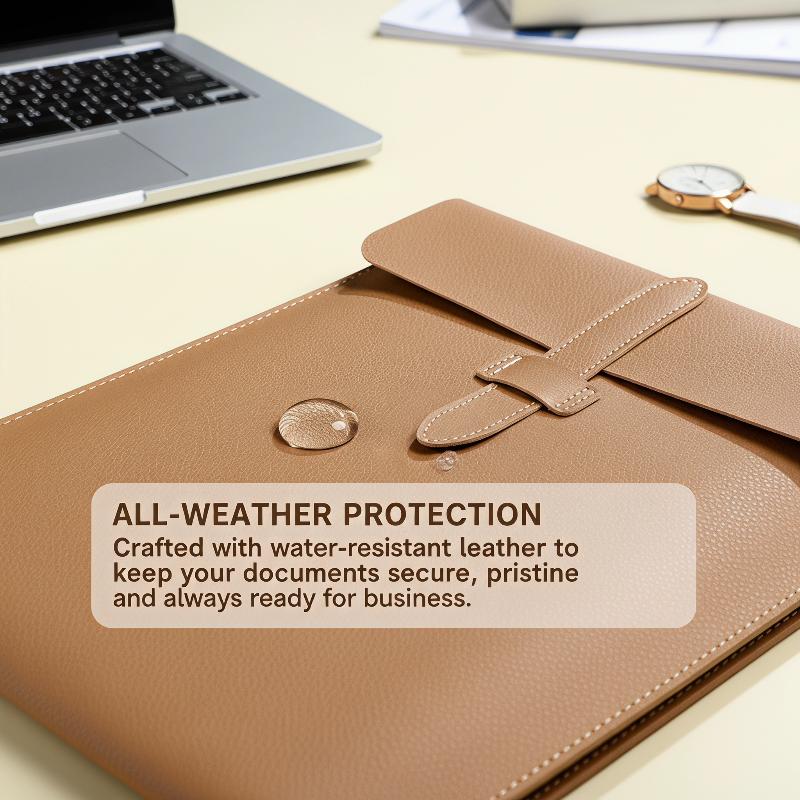 กระเป๋าเอกสารหนังแนวตั้ง A4 พร - Leather Work Folder บทวิจารณ์และราคา