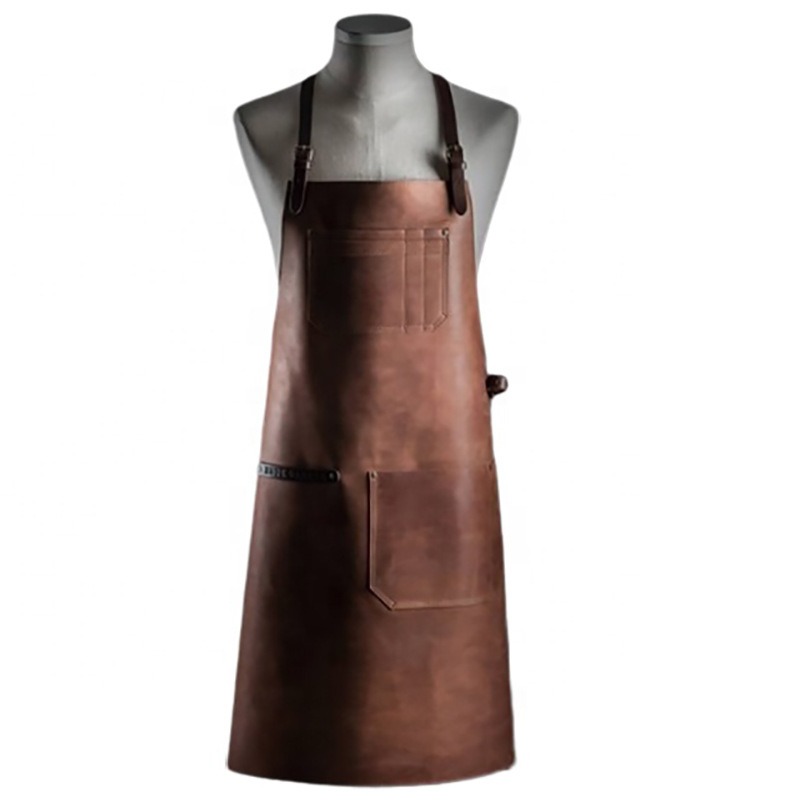 ผ้ากันเปื้อน PU แฟชั่น กันน้ำ  - Leatherwork Apron บทวิจารณ์และราคา