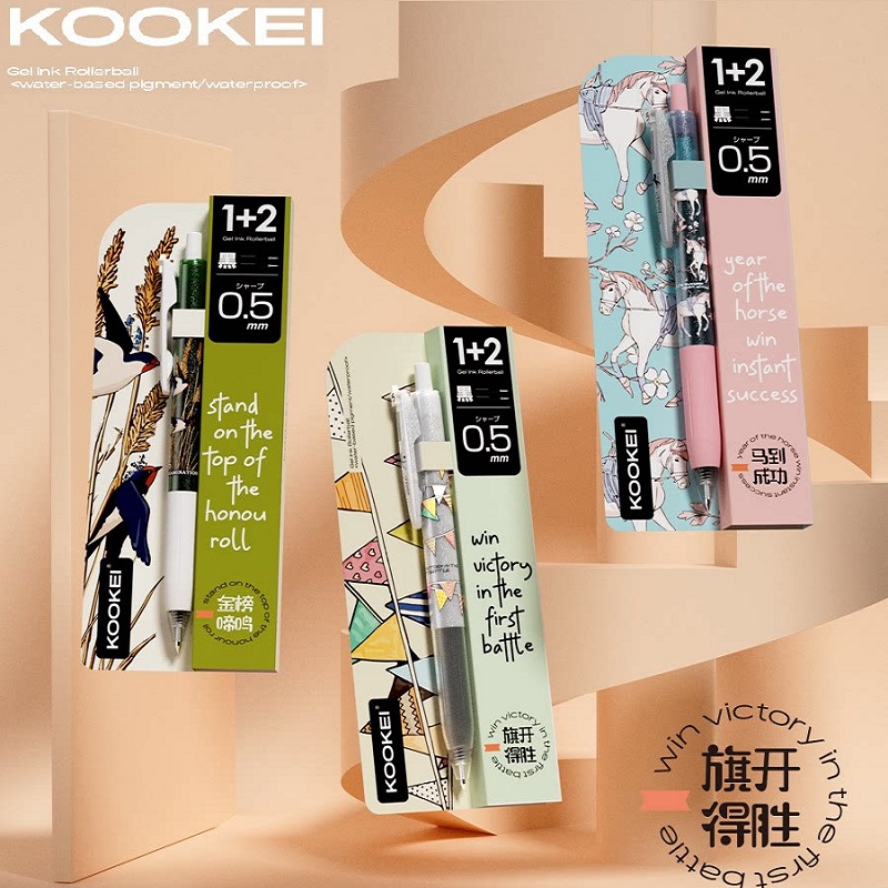 ชุดปากกาเจล KOOKEI Golden List - Pentel Pen Energel บทวิจารณ์และราคา