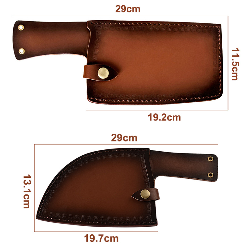 Kitchen Chef Cleaver มีดสับ Sh - Leatherwork Roller บทวิจารณ์และราคา