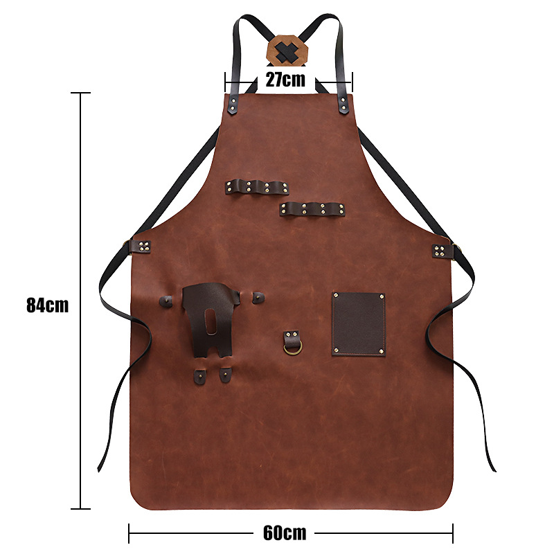 กลางแจ้งผ้ากันเปื้อนหนัง PU บา - Leatherwork Apron บทวิจารณ์และราคา