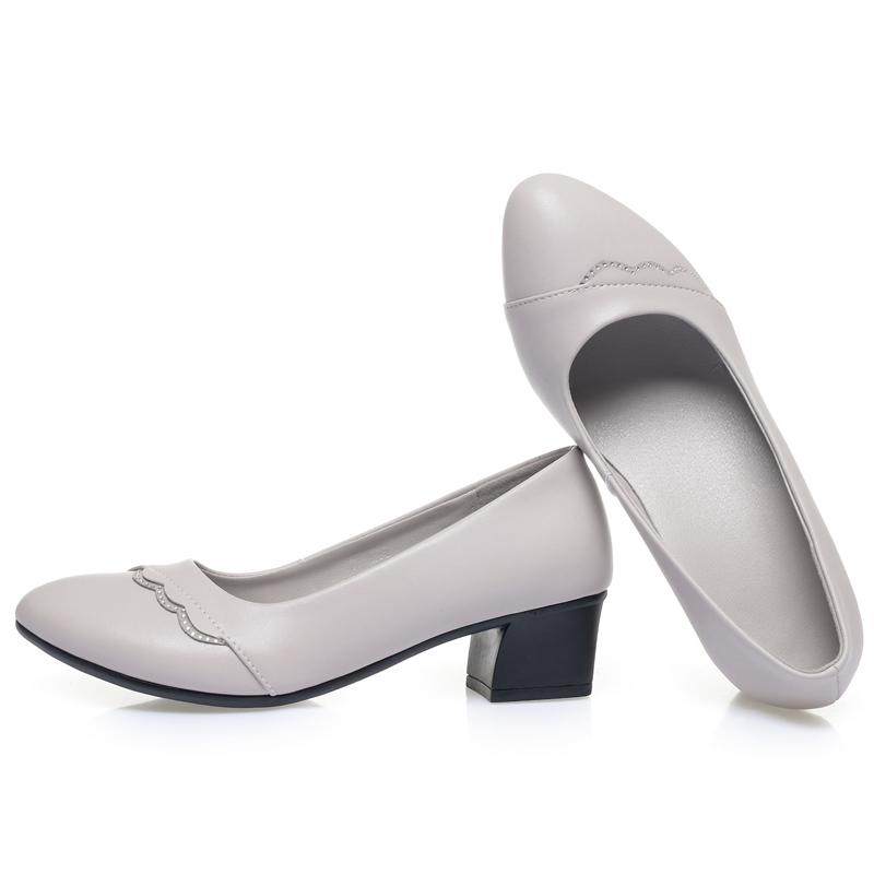 AIYUQI รองเท้าส้นเตี้ยหนังแท้ส - Leather Work Women Shoes บทวิจารณ์และราคา