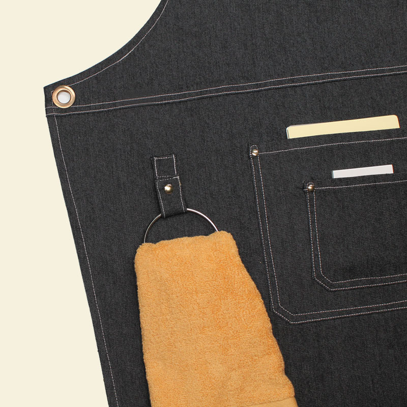 ผ้ากันเปื้อนยีนส์สายหนัง PU ลา - Leatherwork Apron บทวิจารณ์และราคา