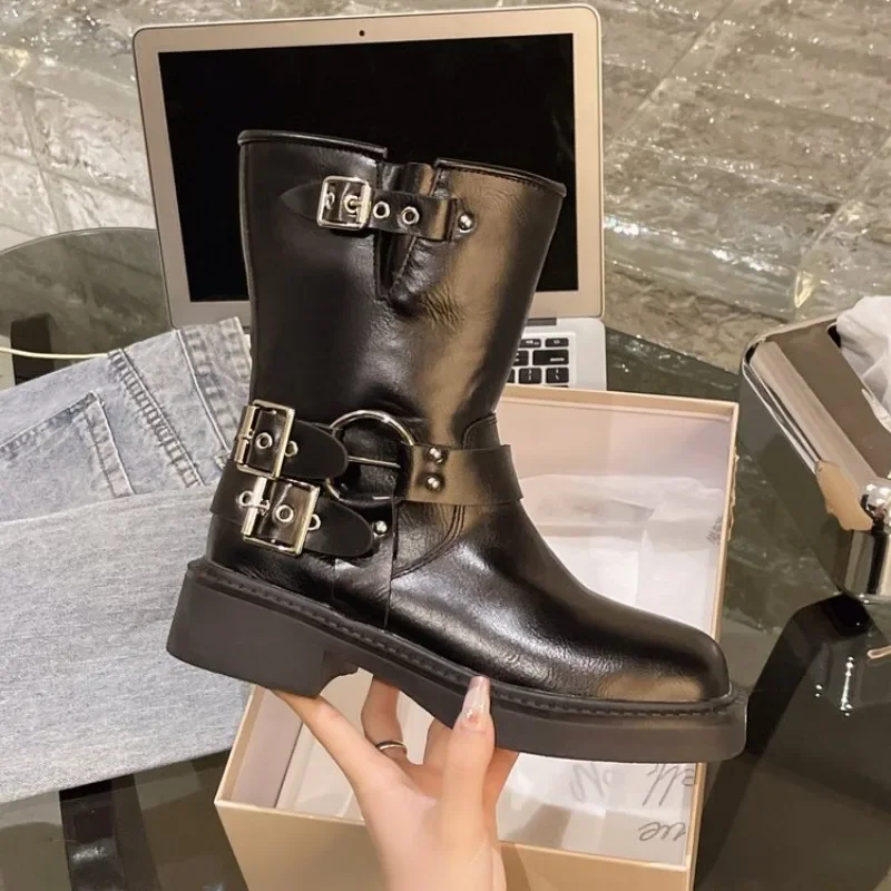 ข้อเท้าสตรีรองเท้าฤดูใบไม้ร่วง - Leather Work Western บทวิจารณ์และราคา