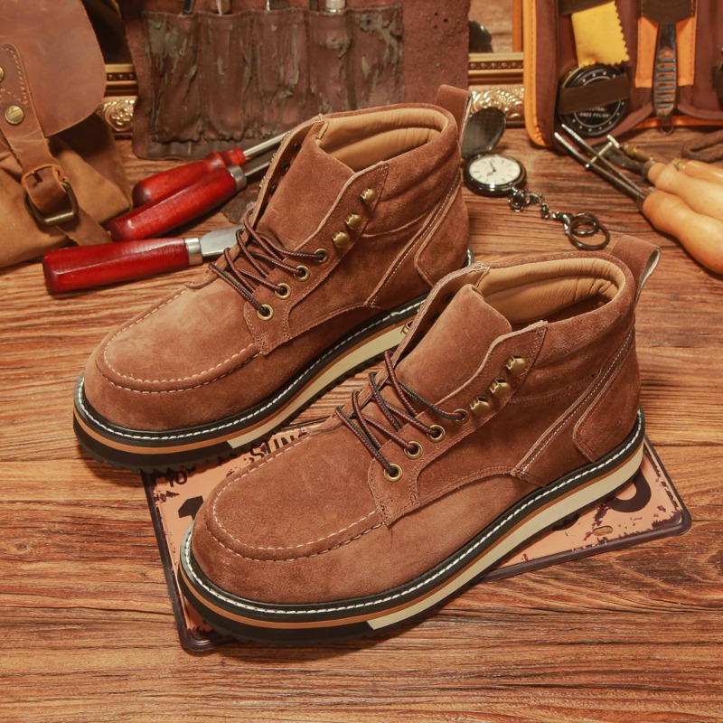 รองเท้าบูทข้อเท้าหนังแท้สไตล์อ - Leather Work Western บทวิจารณ์และราคา